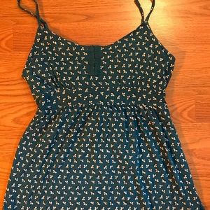 American Eagle Tank Top With Built in Shelf Bra, M